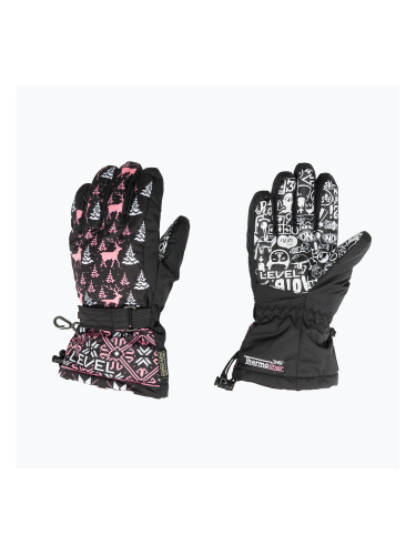 Level Junior нинджа розови детски ски ръкавици