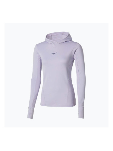 Дамски суитшърт за бягане Mizuno Active Warm Hooded icelandic blue
