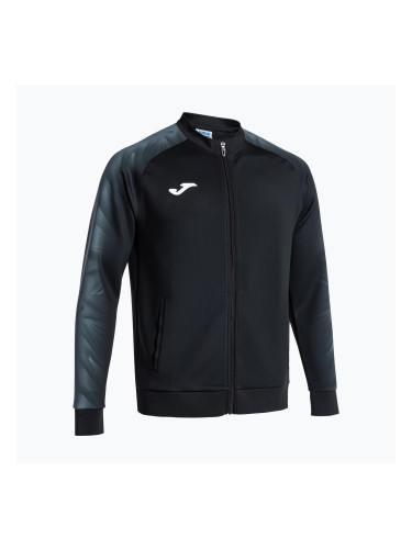 Мъжки суитшърт за бягане Joma Elite XI Full Zip black/anthracite