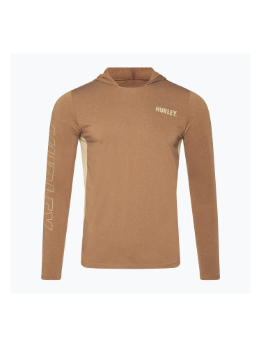 Hurley мъжки H2O-Dri Atticus II с дълъг ръкав, черен