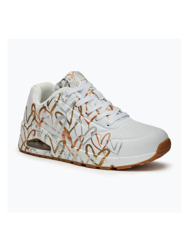 Дамски обувки SKECHERS Uno Metallic Love white / multicolor metallic 