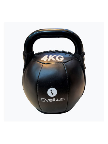Кетълбел Sveltus Soft PU 4 kg black