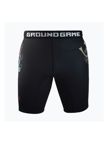 Ground Game Vale Tudo Bushido 3.0 мъжки къси панталони за тренировка черен/мултицветен