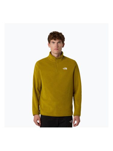Мъжки суитшърт от полар The North Face Glacier Fleece 1/4 Zip deep dijon