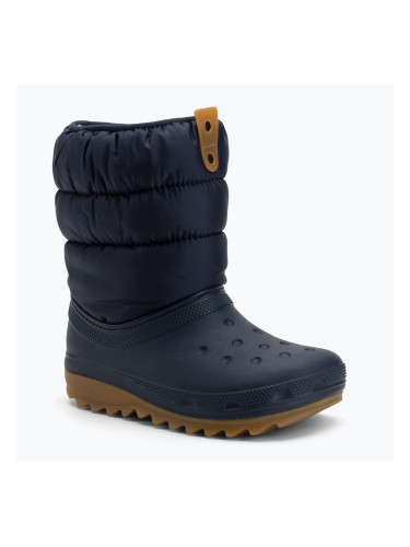 Детски ботуши за сняг Crocs Classic Neo Puff navy gum
