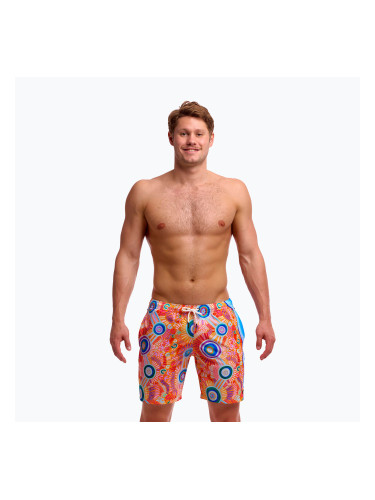 Мъжки бански шорти Funky Trunks Long Johnny Short kulin colour