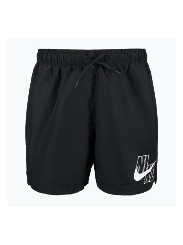 Мъжки къси панталони за плуване Nike Logo Solid 5" Volley black NESSA566-001