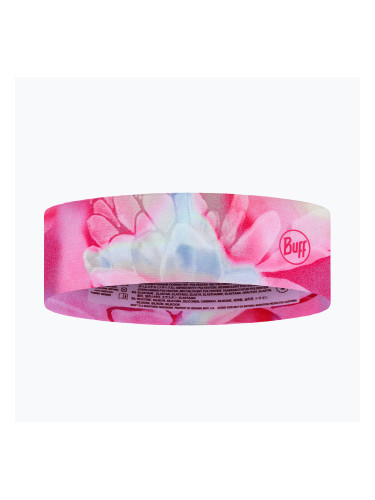 Лента за глава BUFF CoolNet UV Slim esmerald fluor fuchsia