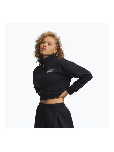Дамски суитшърт Under Armour Rival Fleece Script HZ black/white