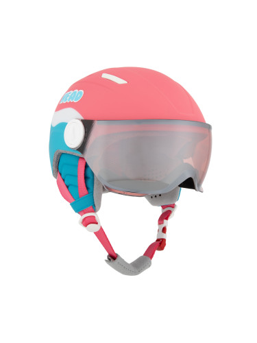 Детска ски каска HEAD Maja Visor pink/blue/silver red