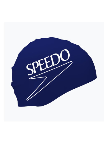 Шапка за плуване Speedo Printed Biofuse peacoat/white