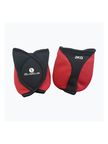 Тежести за глезена Sveltus 2 kg 2 бр. red/black