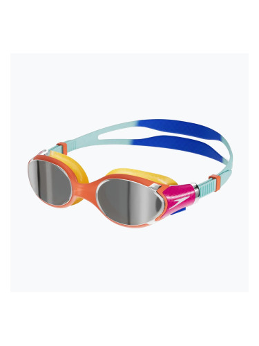 Детски очила за плуване Speedo Biofuse 2.0 Mirror cobalt pop/marine blue/volcanic orange
