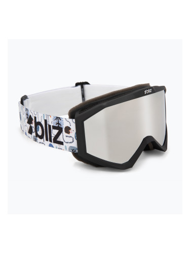 Детски скиорски очила Bliz Liner Jr matte black/brown/silver mirror