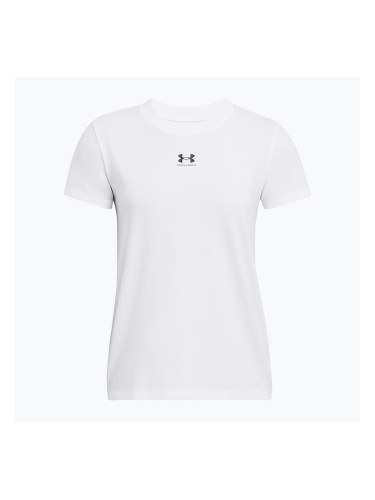 Дамска тениска Under Armour Rival Core hydro white/black