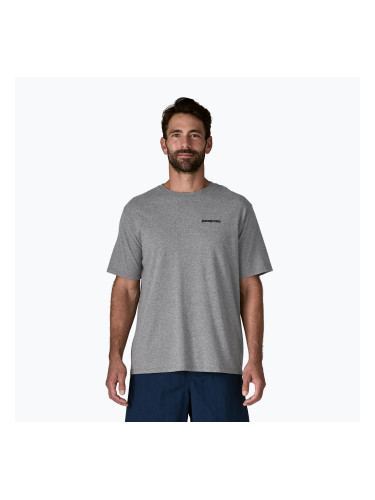 Мъжка тениска Patagonia P-6 Logo Responsibili-Tee gravel heather