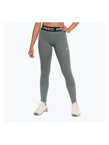 Детски клин Nike Pro Dri-FIT carbon heather/white