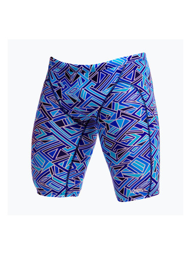 Мъжки плувни шорти тип клин Funky Trunks Training Jammers blue bits