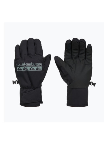 Детски ръкавици за сноуборд Quiksilver Cross true black