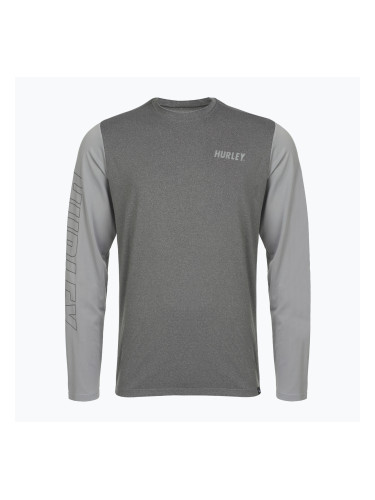 Мъжки дълъг ръкав Hurley H2O-Dri Easton ion grey heather
