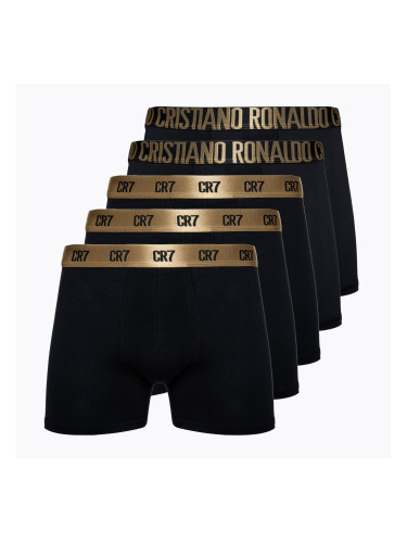 Мъжки боксерки CR7 Basic Trunk 5 чифта златни
