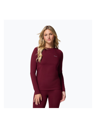 Дамска блуза с дълъг ръкав за трекинг Columbia Midweight Stretch rich wine