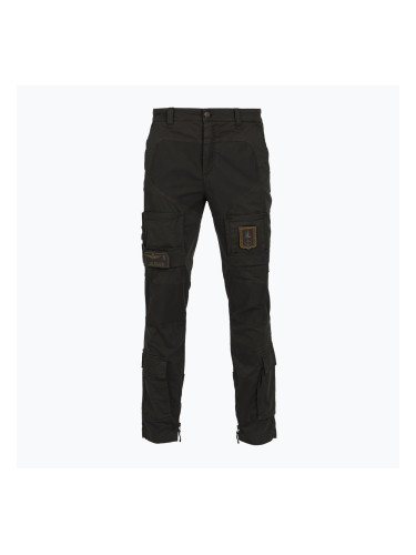 Мъжки панталони Aeronautica Militare 252PA1387UCT01493 Iconic Anti-G jet black
