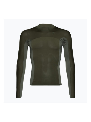 Мъжка блуза с дълъг ръкав за плуване Hurley Channel Crossing Paddle Series olive 