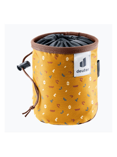 Торбичка за магнезий deuter Gravity Chalk Bag I cinnamon blocks/ umbra