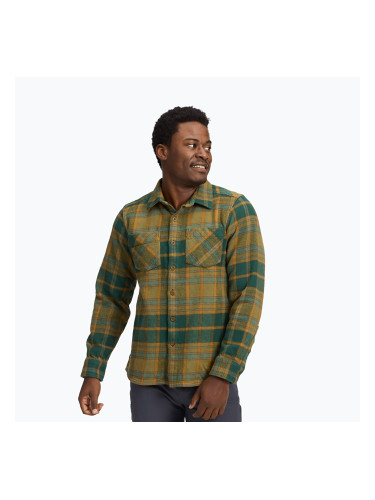 Мъжка риза Black Diamond Project Heavy Flannel deep woods/laurel green plaid