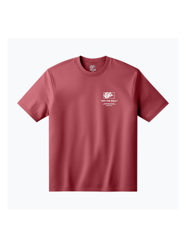 Мъжка тениска Vans Stacked Hi Tee crimson haze