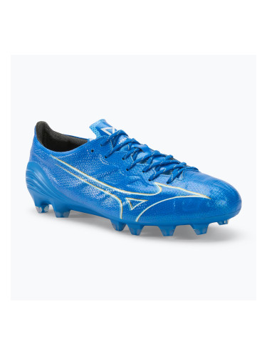 Мъжки футболни обувки Mizuno α Japan FG white/laser blue/gold