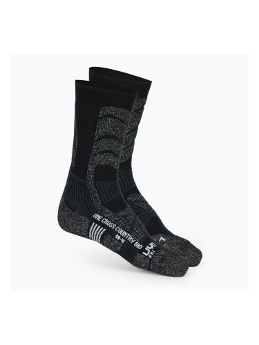Мъжки скиорски чорапи UYN Ski Cross Country One Bio black/anthracite
