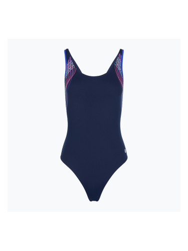 Дамски цял бански костюм RAS Borneo Casual Back navy