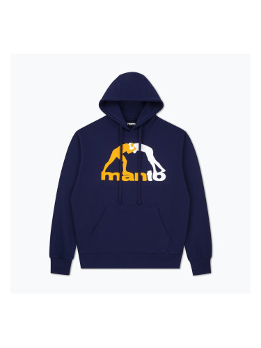 Мъжки суитшърт MANTO Logo Hoody navy blue