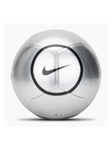 Футболна топка Nike Academy T90 Metallic '26 metallic silver/black/black размер 4