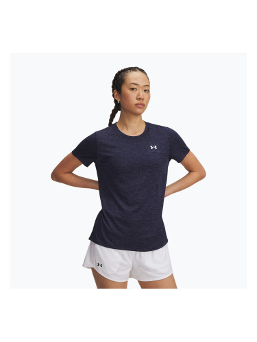 Дамска тениска за тренировка Under Armour Tech Twist midnight navy/white