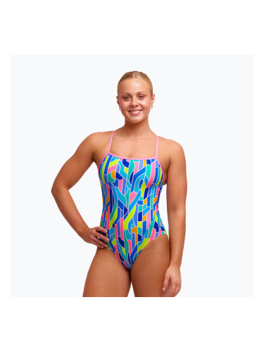 Дамски цял бански костюм Funkita Single Strap One Piece pillared
