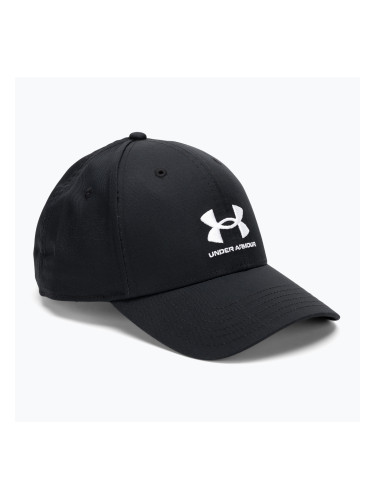 Мъжка бейзболна шапка Under Armour Branded Lockup Adj black/white