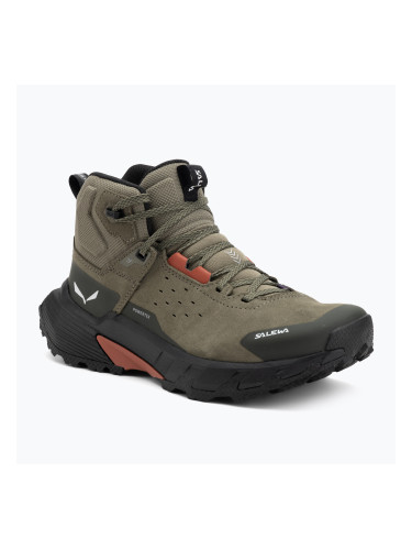 Дамски обувки за трекинг Salewa Pedroc 2 Leather Mid PTX faded green/dark olive