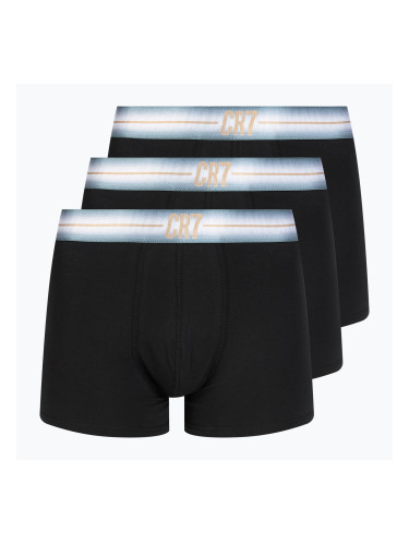 Мъжки боксерки CR7 Basic Trunk 3 чифта black/navy blue