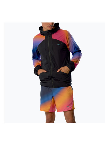 Мъжко яке за бягане Mizuno Active Alpha Hodded yuuyake