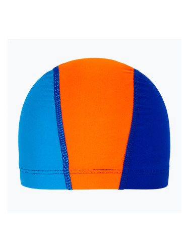 Детска шапка за плуване Arena Unix II Jr синя/оранжева/светлосиня