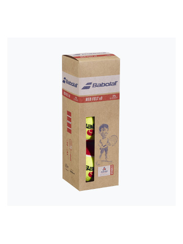 Детски топки за тенис Babolat Red Felt 3 бр. жълти