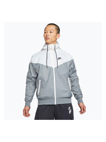 Мъжко яке Nike Sportswear Windrunner smoke grey/white/smoke grey/black