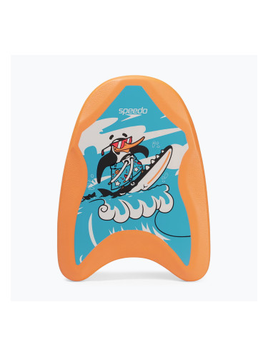 Дъска за плуване Speedo Turtle Printed Float chima azue blue/fluoro orange