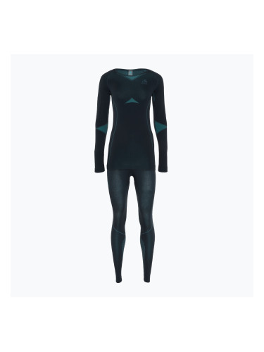 Дамски комплект термо бельо ODLO Fundamentals Performance Warm dark saphire/ blue radiance