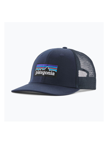 Бейзболна шапка Patagonia P-6 Logo Trucker naw navy