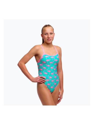 Дамски цял бански костюм Funkita Single Strap One Piece go flamingo!