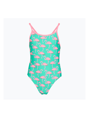 Детски цял бански костюм Funkita Single Strap One Piece go flamingo!